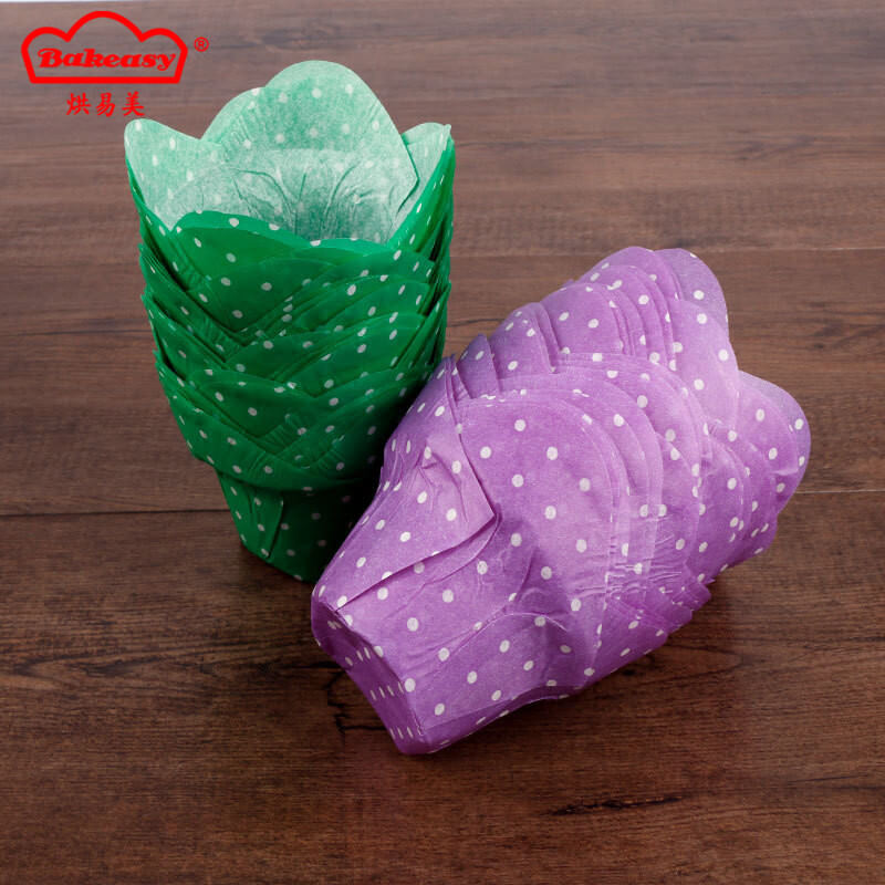 Polka dots flower pot paper liner